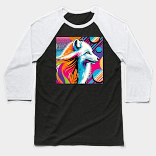 Arctic Fox Pop Art - Cool & Trendy Wildlife Baseball T-Shirt